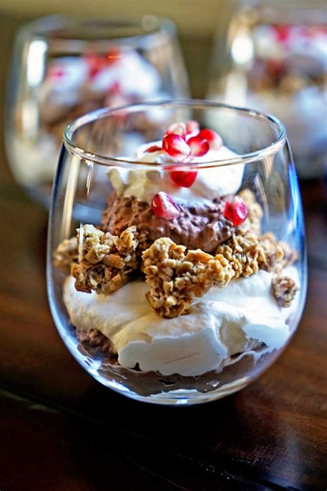 This chocolate chia mousse makes a great and simple breakfast. Chocolate Chia Mousse Parfaits - Kevin Is Cooking