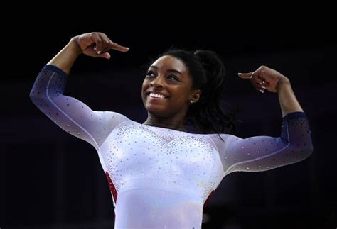 I've been doing this for months now,' biles said in a later media call, per nbc sports, adding she feels really good going. Simone Biles devient la gymnaste la plus titrée - Vidéo ...
