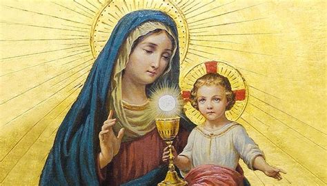 Um Mês Com Maria 22° Dia A Eucaristia