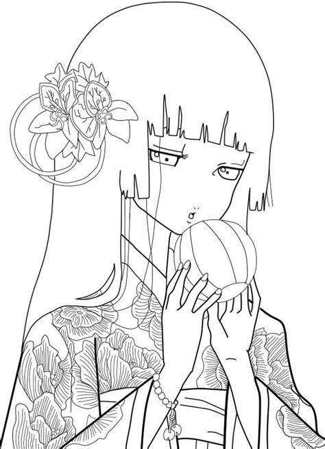 Enma Ai Line Art Art Line Art Anime Sketch