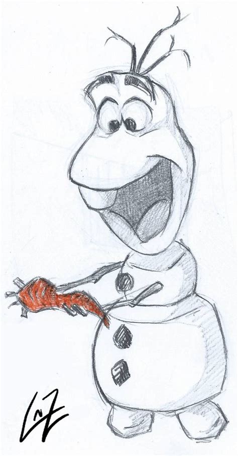 Olaf From Frozen By Tremotino On Deviantart Disney Character Drawings