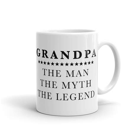Grandpa Mug For New Grandpa Mug The Man The Myth The Legend Mug