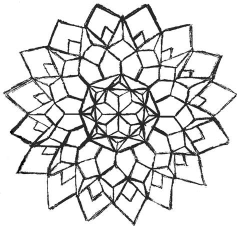 Free Simple Geometric Coloring Pages, Download Free Simple Geometric