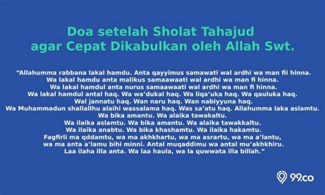 Doa Sholat Tahajud agar Cepat Dikabulkan oleh Allah Swt