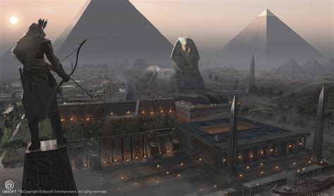 Ubisoft Assassin S Creed Origins Art Blast Artstation Magazine