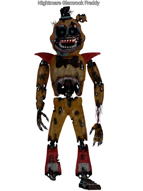 Nightmare Glamrock Freddy By Nightmarefred2058 On Deviantart