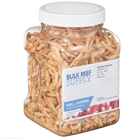With any dry food, it is common to soak the pieces in additive… Krill Superba - Freeze Dried - Bulk Reef Supply - Bulk ...