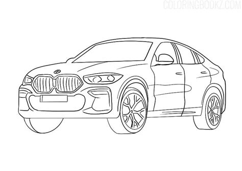 Bmw I8 Coloring Page