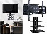 Tv Wall Mount With Arm And Shelf Images