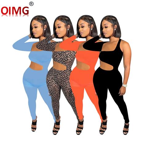 Sexy Hollow Out Jumpsuits Night Club Women Long Sleeve Jumpers Bodycon Bodysuits Party Clubwear