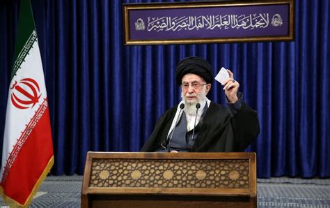 Irans Khamenei Bans The Import Of American And British Coronavirus