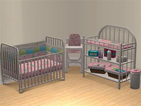 Mod The Sims 2 More Nurseries To Match Maxis Bedding