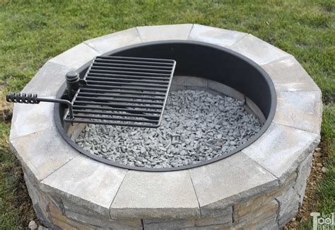 They're more affordable than outdoor furnaces and offer other advantages. diy-backyard-fire-pit-top-view - Her Tool Belt