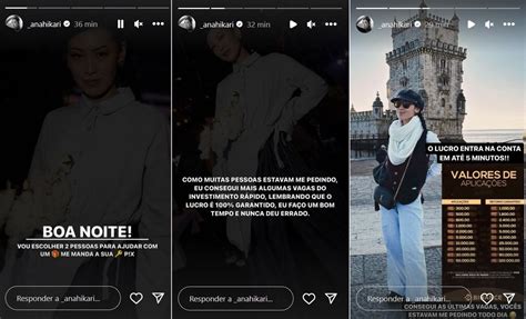 Dias Ap S Rafa Kalimann Ana Hikari Tem Instagram Hackeado Tv