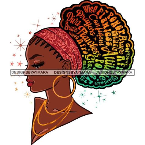 Black Girl Art Afro Woman Black Women Strong Queen Melanin Etsy