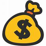 Money Transparent Bags Bag Clipart Clip Emoji