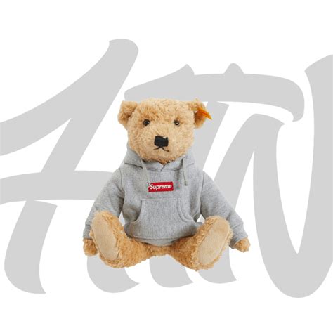 Supreme Steiff Bear Heather Grey Hype The Nation