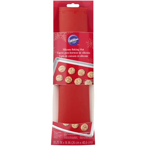 This mat does two jobs, saving you prepping and cleaning time. Wilton Silicone Baking Mat