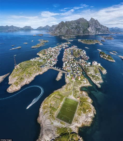Find and follow posts tagged henningsvær on tumblr. Football Pitch Located at Henningsvær, Norway ...
