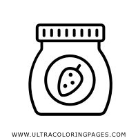 Strawberry Jam Coloring Page - Ultra Coloring Pages