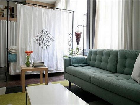 Living in just one room doesn't have to mean seeing your bedroom from the front door. How to Divide Studio Apartment Room ? - Decor Around The World