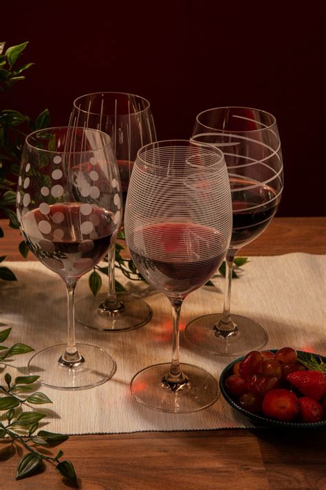 Mikasa Cheers Set Of 4 Red Wine Glasses Lifetime Brands Europe