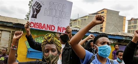 Kenya has had 38,115 cases of the virus and 691 deaths since its first case on march 13. Hundreds protest police killings in Kenya during curfew ...