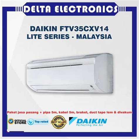 Jual Daikin FTV35CXV14 Standart AC Split 1 5PK Instalasi Vacum Pipa