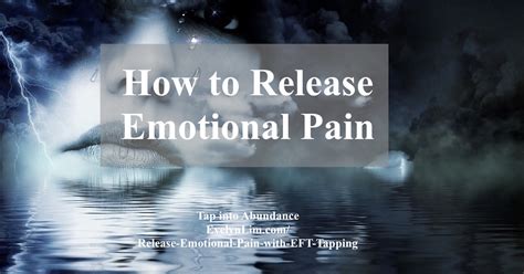Emotional Pain Chart To Release Blockages Video Instructions