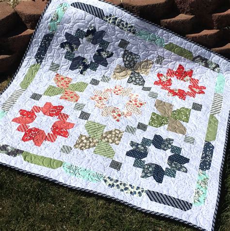 The designs range from bible verses to cute animals and gardening scenes. Happy Quilting: Garden Gala Quilt!!