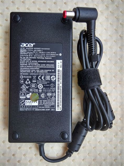 Acer G Aj Predator Ac Adapter Power Supply Cord Cable Charger