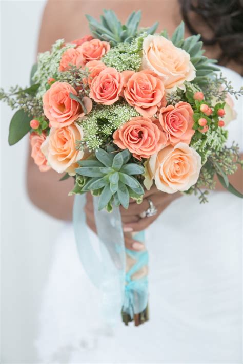 Modern Peach And Mint Wedding Inspiration Every Last Detail
