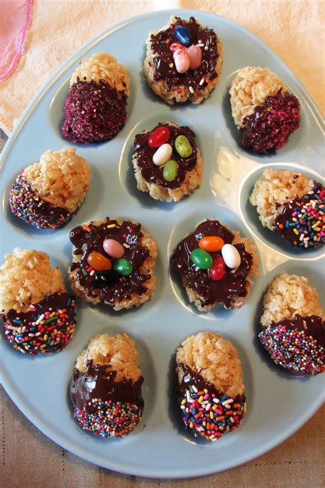 Mexican baked eggs are cooked in one skillet and make a delicious. Easter Rice Crispy Treats: Edible Nests and Chocolate ...