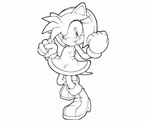 Sonic Generations Amy Rose Character | Surfing - Coloring Home