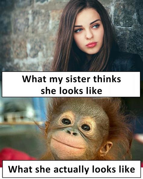 Pin By Terri Ferea On Facts In 2020 Funny Sister Memes Sister Jokes Sister Quotes Funny