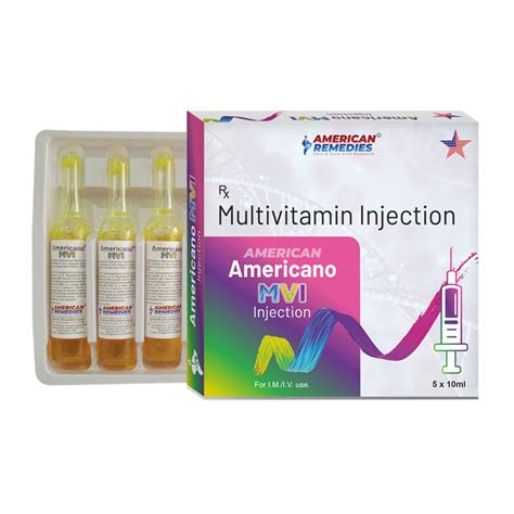 Americano Mvi Multivitamin Injection Name Patient Medical Supply
