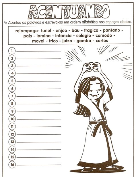 Acentue As Palavras Quando Necessário