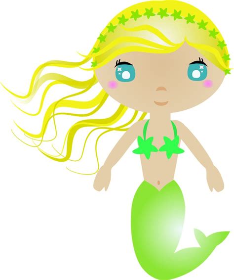 Baby Mermaid Clipart Free Download On Clipartmag