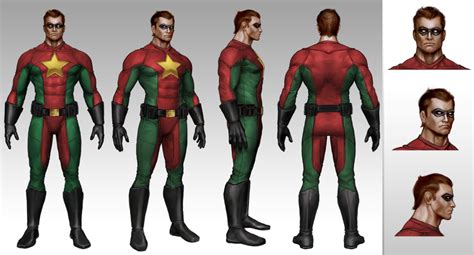 Comrade Hero Design Sheet by jhansard on deviantART | Superhero ...