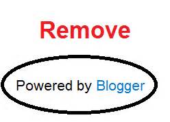 Cara Menghilangkan Atau Menghapus Tulisan Diberdayakan Oleh Blogger Powered By Blogger