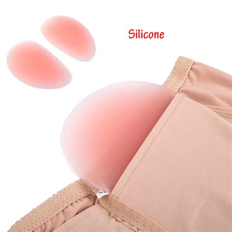 Silicone Buttocks Pads Padded Pants Bum Butt Hip Knickers Fake Size Enhancer New Ebay