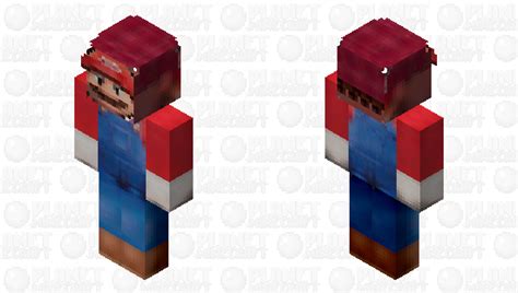 Mario Movie Mario Minecraft Skin