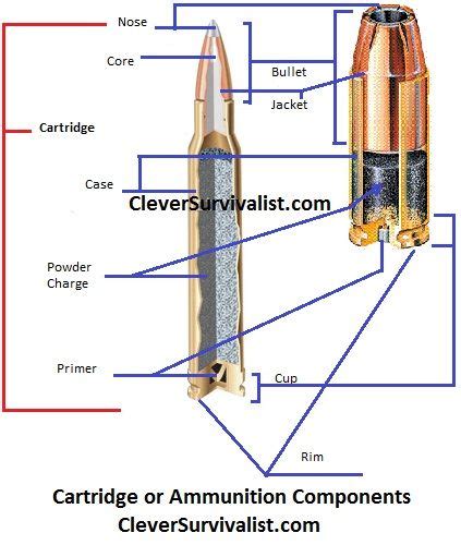Ballistics Cartridge And Ammunition Components P1 Cartridges