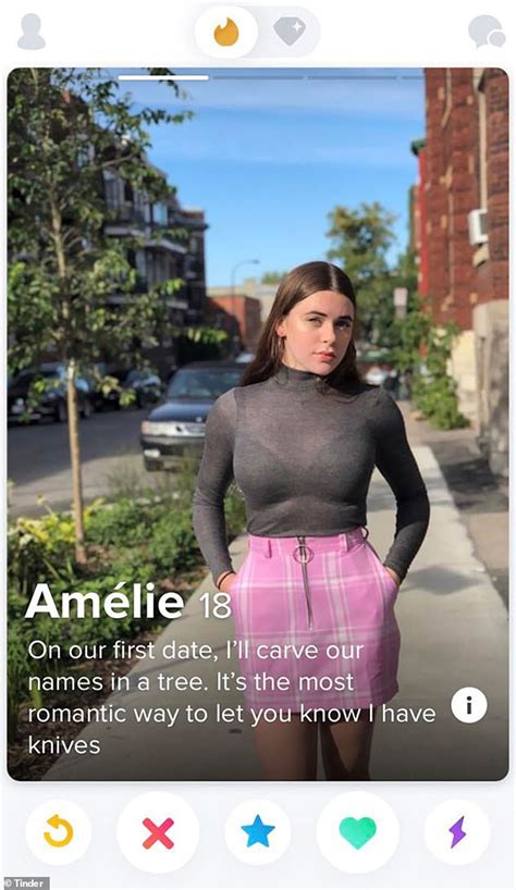 'because when the sunshines we'll shine together' and 'told you i'd be here forever'. The VERY witty Tinder bios that are guaranteed to get a ...