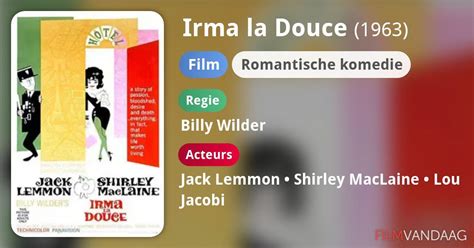Irma La Douce Film Filmvandaag Nl