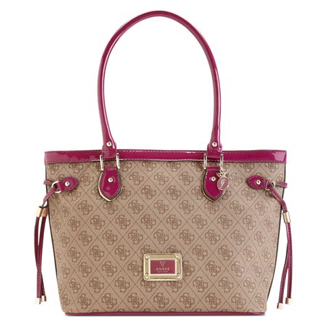 Lyst Guess Guess Handbag Reama Small Classic Tote In Pink