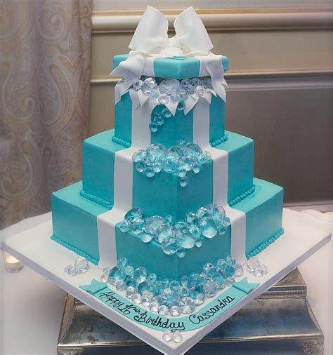 Tiffany Blue Sweet 16 Cake Tiffany Blue Cakes Tiffany Cakes Blue Cakes