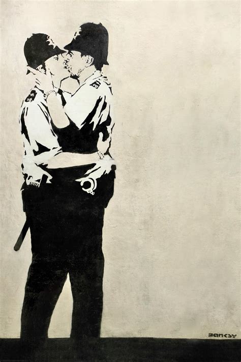 Banksy’s ‘kissing Coppers’ Sold In Us