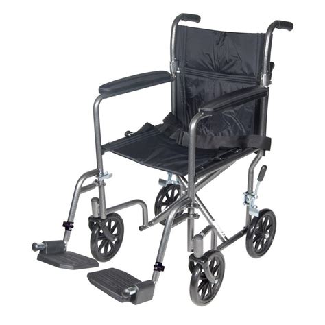 It is made for people that just like to sit and start working, then come the following day without having to fiddle with any knobs. Drive Lightweight Steel Transport Wheelchair with Fixed Full Arms-TR37E-SV - The Home Depot