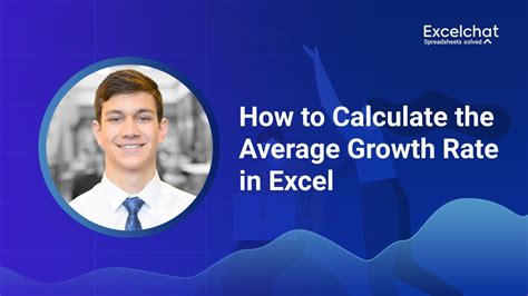How To Calculate The Average Growth Rate In Excel Youtube